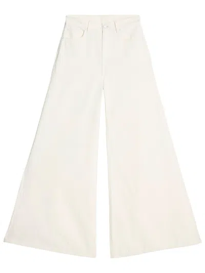 7 FOR ALL MANKIND WILLOW WIDE LEG LINEN BLEND JEANS