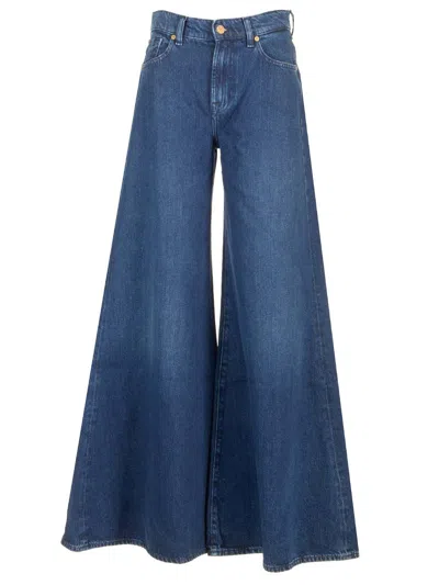 7 FOR ALL MANKIND WILLOW WIDEPALAZZO JEANS
