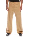 7 For All Mankind Winter Desert Utility Wide Leg Jean In Neutral