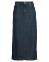7 For All Mankind Woman Denim Skirt Blue Size 28 Lyocell