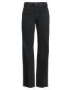 7 For All Mankind Woman Jeans Black Size 31 Cotton, Elastane