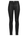 7 For All Mankind Woman Jeans Black Size 23 Cotton, Polyester, Elastane