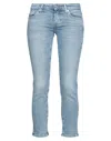 7 For All Mankind Denim Cropped In Blue