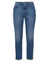 7 For All Mankind Woman Jeans Blue Size 23 Cotton, Elastane In Blue