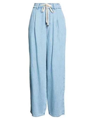 7 For All Mankind Woman Jeans Blue Size 24 Lyocell