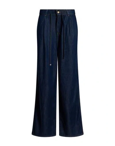 7 For All Mankind Woman Jeans Blue Size 24 Lyocell