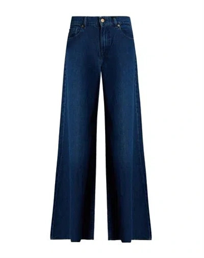7 For All Mankind Woman Jeans Blue Size 25 Cotton