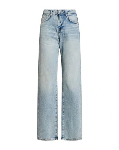 7 For All Mankind Woman Jeans Blue Size 26 Cotton, Elastane