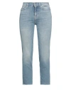 7 For All Mankind Woman Jeans Blue Size 27 Cotton, Elastomultiester, Elastane In Blue