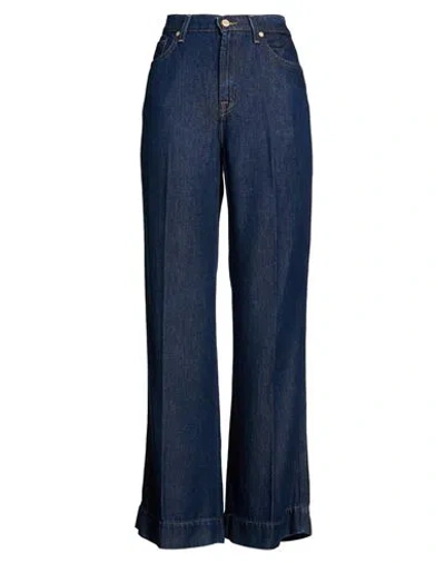 7 For All Mankind Woman Jeans Blue Size 28 Lyocell