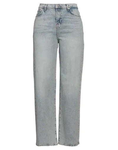 7 For All Mankind Woman Jeans Blue Size 29 Cotton, Elastane