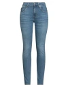 7 For All Mankind Woman Jeans Blue Size 29 Cotton, Elastane In Blue
