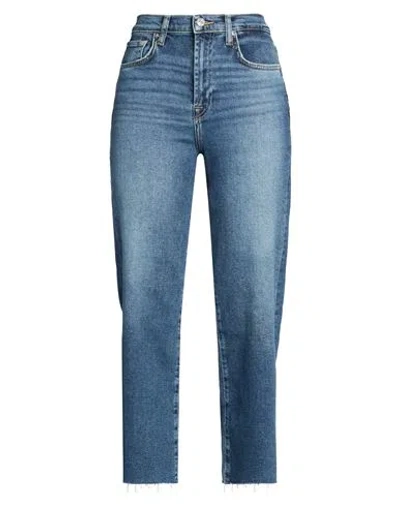 7 For All Mankind Woman Jeans Blue Size 30 Cotton, Modal, Elastomultiester, Elastane