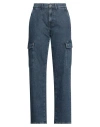 7 For All Mankind Woman Jeans Blue Size 31 Cotton, Elastane In Blue