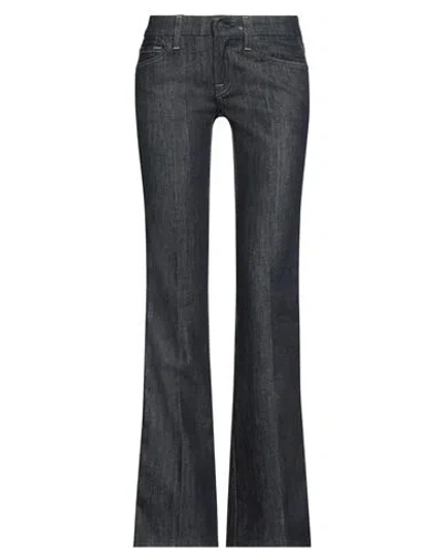 7 For All Mankind Woman Jeans Blue Size 31 Cotton, Elastane