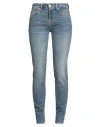 7 For All Mankind Woman Jeans Blue Size 31 Cotton, Modal, Elastomultiester, Elastane In Blue