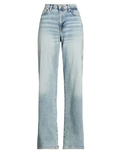 7 For All Mankind Woman Jeans Blue Size 31 Cotton, Modal, Elastomultiester, Elastane
