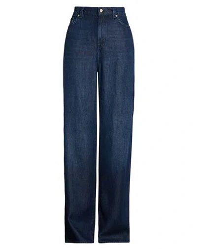 7 For All Mankind Woman Jeans Blue Size 31 Lyocell