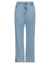 7 For All Mankind Woman Jeans Blue Size 29 Lyocell In Blue