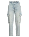 7 For All Mankind Woman Jeans Blue Size 32 Cotton, Elastane In Blue