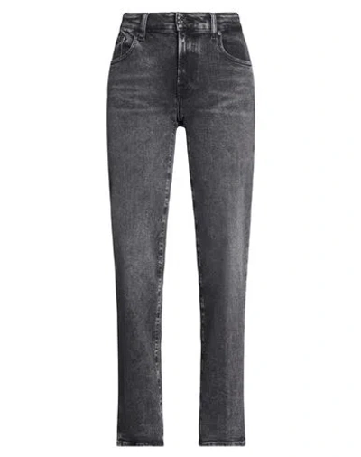 7 For All Mankind Woman Jeans Grey Size 30 Cotton, Lyocell, Elastomultiester, Elastane In Gray