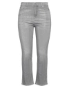 7 For All Mankind Woman Jeans Grey Size 31 Cotton, Elastomultiester, Elastane In Grey