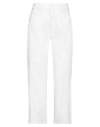 7 For All Mankind Woman Jeans White Size 27 Cotton, Elastane In White