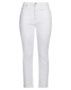 7 For All Mankind Josefina Mid-rise Slim Jeans In White