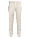 7 For All Mankind Woman Pants Beige Size 32 Cotton, Modacrylic, Polyester, Elastane In White