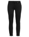 7 For All Mankind Woman Pants Black Size 25 Cotton, Lyocell, Polyester, Viscose, Elastane In Black