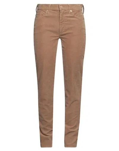 7 For All Mankind Woman Pants Camel Size 29 Cotton, Modal, Polyester, Elastane In Beige