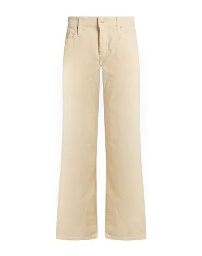 7 For All Mankind Ultra High Rise Corduroy Eggshell Jean In Neutral