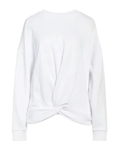 7 For All Mankind Woman Sweatshirt White Size S Cotton