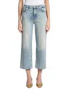 7 For All Mankind Women's Alexa Cropped Wide-leg Jeans In Blue