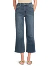 7 For All Mankind Jo High Rise Cropped Wide-leg Jeans In Felicity