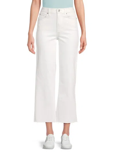 7 FOR ALL MANKIND WOMEN'S ALEXA RAW EDGE CROPPED JEANS