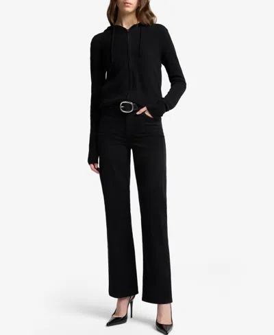 7 For All Mankind Women's Alexa Wide-leg Jeans In Black
