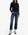 7 For All Mankind Calie Ankle Straight Leg Jeans In Blue