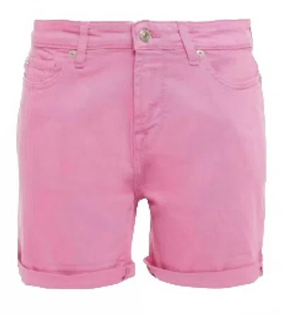 7 For All Mankind Women's Denim Shorts In Pink