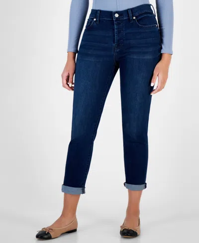 7 For All Mankind Women's Josefina High-rise Slim-fit Boyfriend Jeans In Hazel