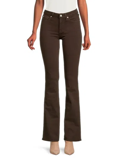 7 For All Mankind Kimmie Hot Fudge Form Fitted Bootcut Jean