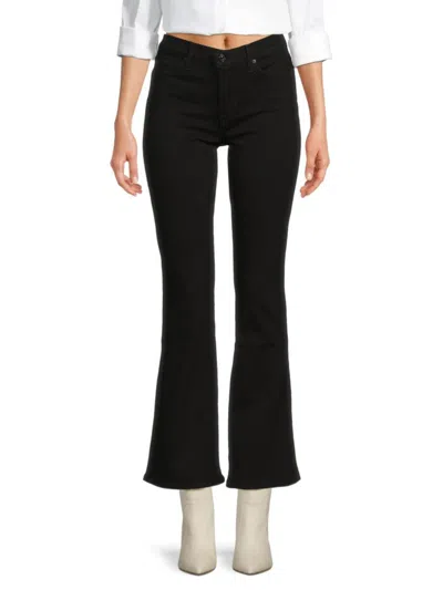 7 For All Mankind Babies' Women's Kimmie Colored Bootcut Jeans In Black