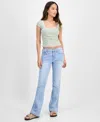 7 For All Mankind Women's Kimmie Mid-rise Bootcut Jeans In Blue