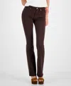 7 For All Mankind Women's Kimmie Mid-rise Bootcut Jeans In Hot Fudge