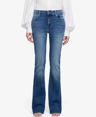 7 For All Mankind Women's Mid-rise Bootcut Jeans In Blue