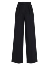 7 FOR ALL MANKIND WOMEN'S PLEATED HIGH-RISE TROUSERS