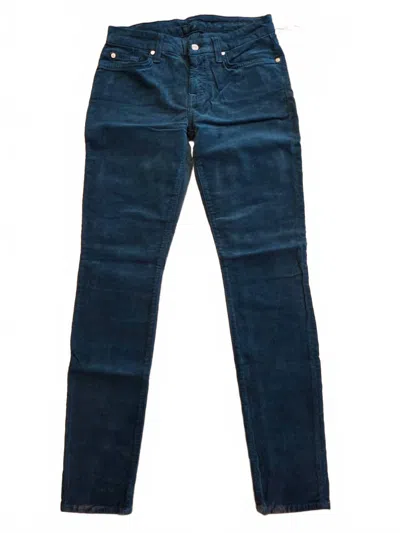 7 For All Mankind Women's Skinny Jeans In Denim In Blue