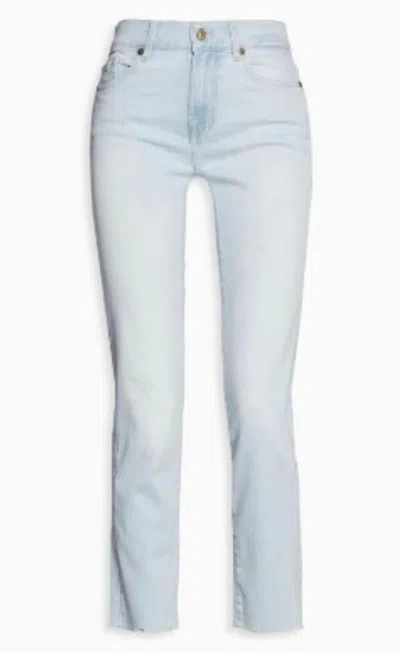 7 For All Mankind Women's Skinny Leg Jeans In Light Blue