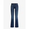 7 FOR ALL MANKIND BOOTCUT SOHO FLARED-LEG MID-RISE STRETCH-DENIM JEANS