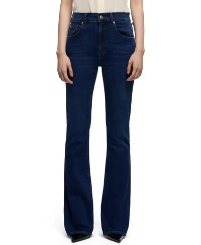 7 For All Mankind Women's Tailorless Bootcut Jeans In Blue
